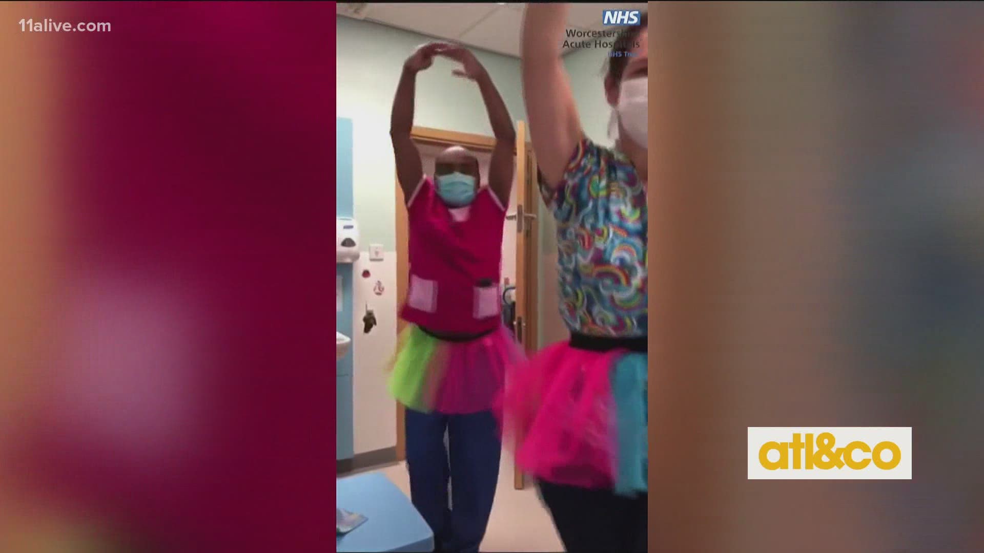 Dancing doctors put on their tutus for a special performance of 'Swan Lake' for their 5-year-old cancer fighter Izzy Fletcher.