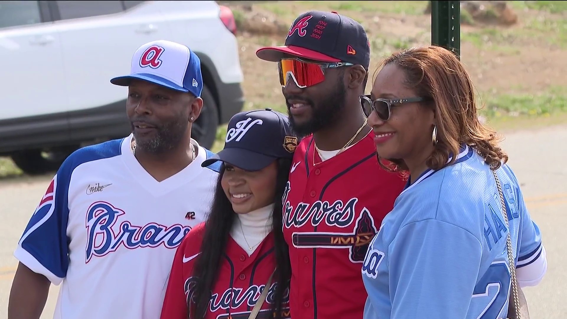 Atlanta Braves Michael Harris celebrate by Stockbridge High | 11alive.com