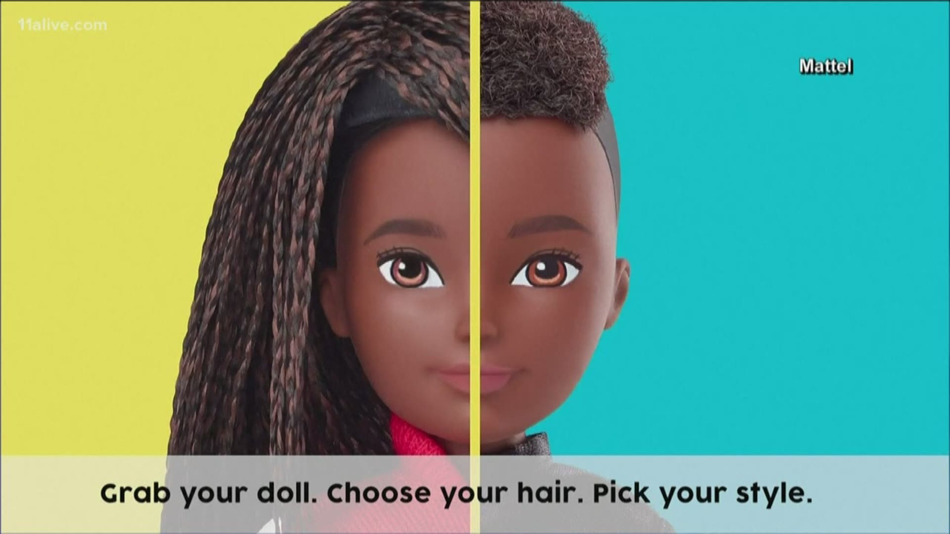 The new gender-neutral line of dolls is called "Createable World."