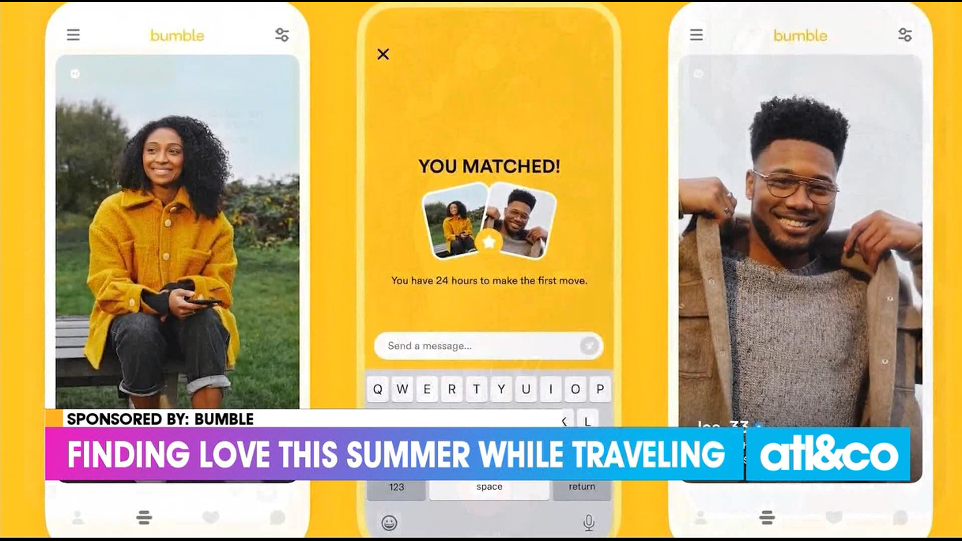 More than 1/3 of Americans say they're open to exploring a relationship with someone who lives in another city. Get summer dating tips from Bumble.