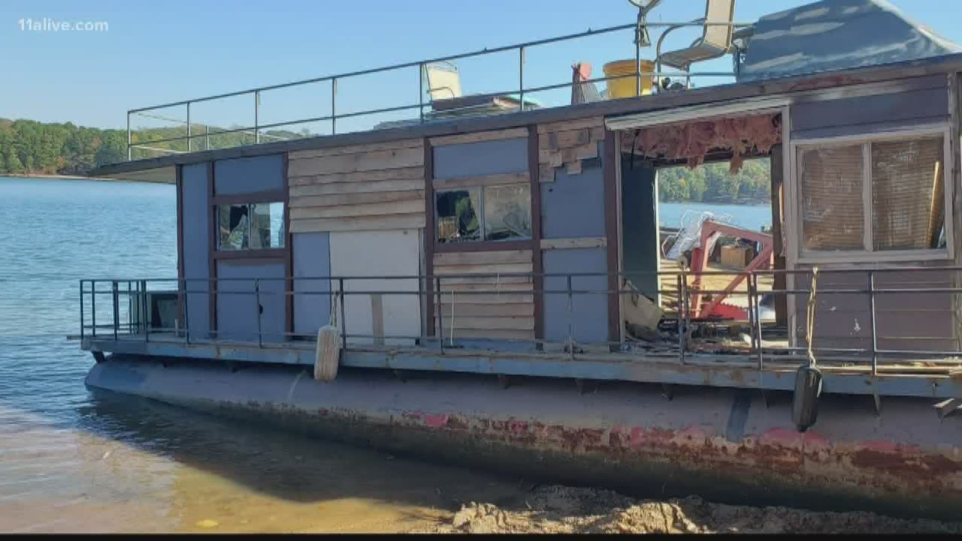 Three boats were removed last week from Lake Lanier, after being abandoned  six to twelve months ago. They were found in one of the many coves along Lake Lanier's al