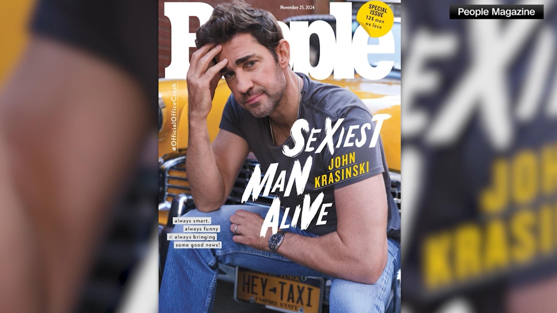 John Krasinski named People magazine’s ‘Sexiest Man Alive’