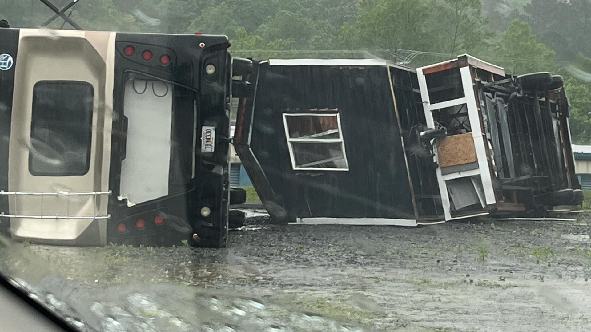 Ellijay, Gilmer County tornado damage video | 11alive.com