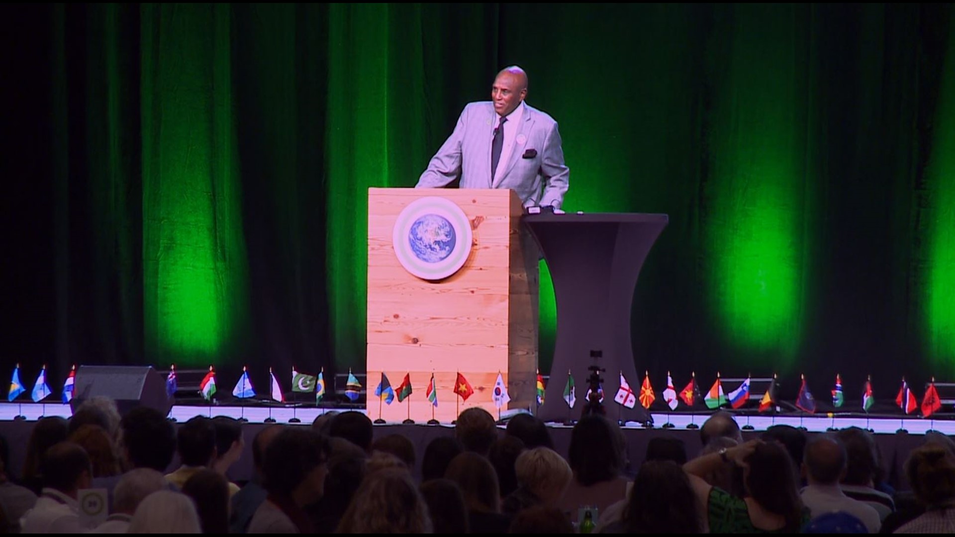 It's not usually something you see. This reverend in SW Atlanta is bringing the discussion of climate change to the church.