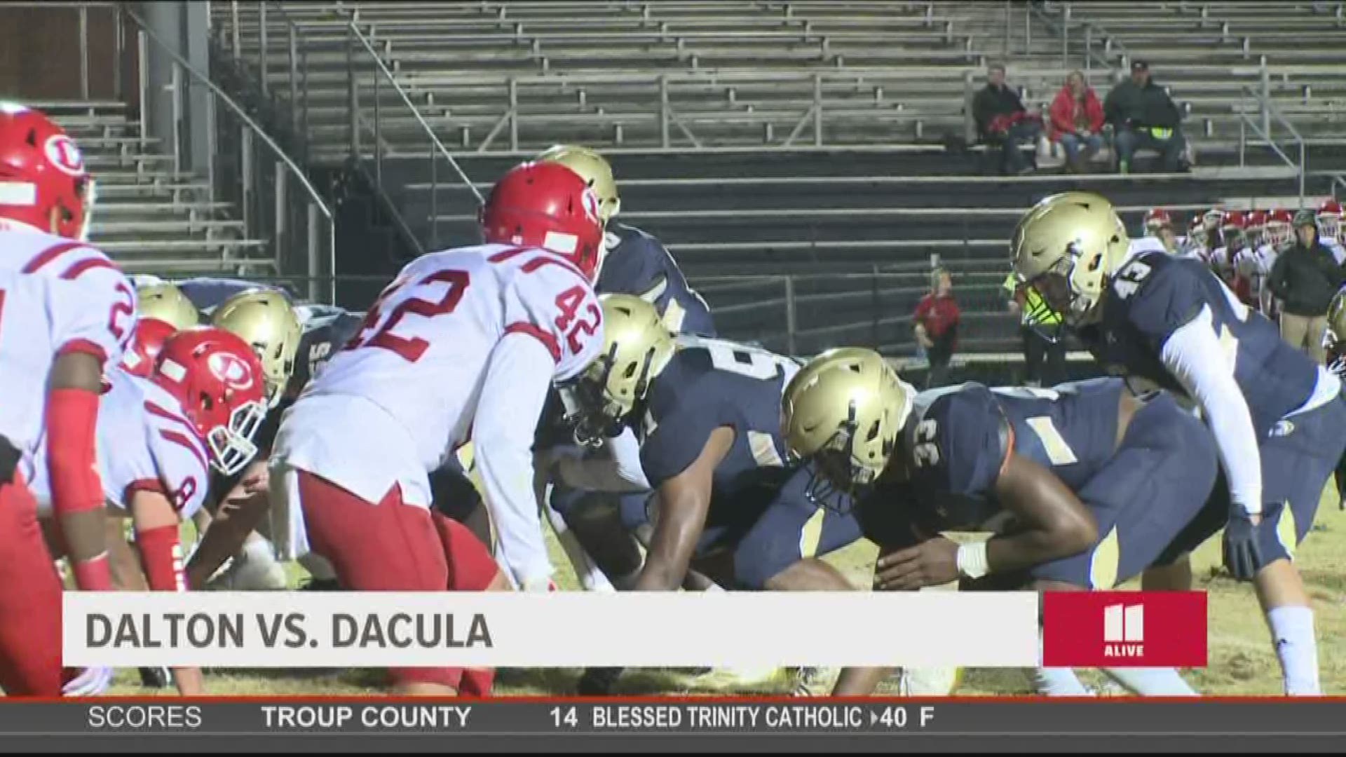 Dacula wins 49 to 18.