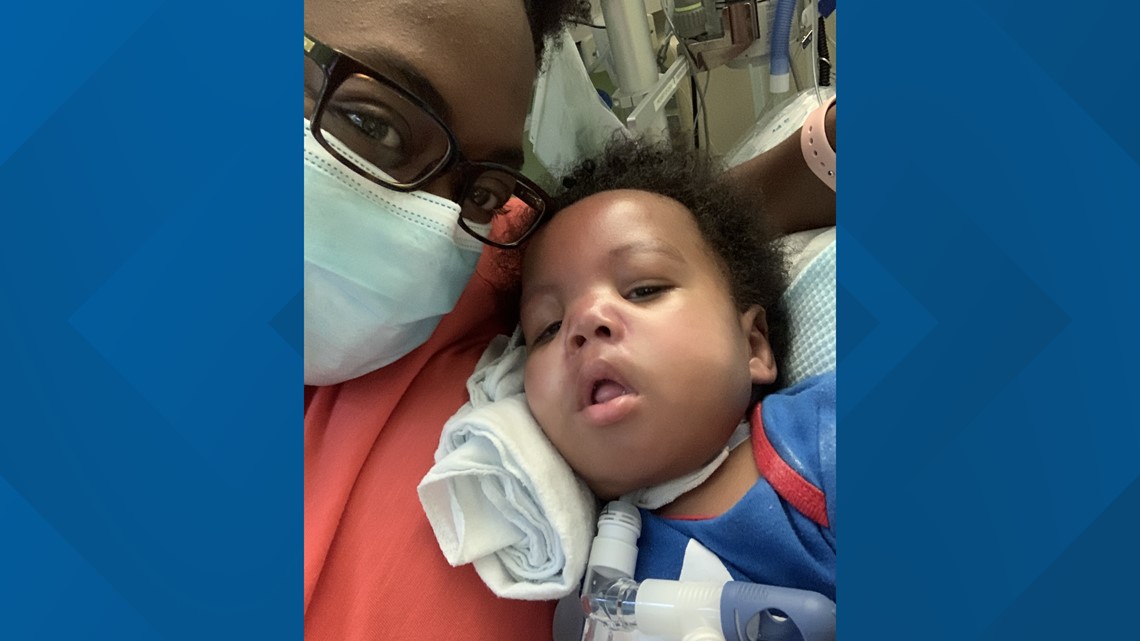 Corey Means and Brielle Mayfield at Children's Healthcare of Atlanta ...