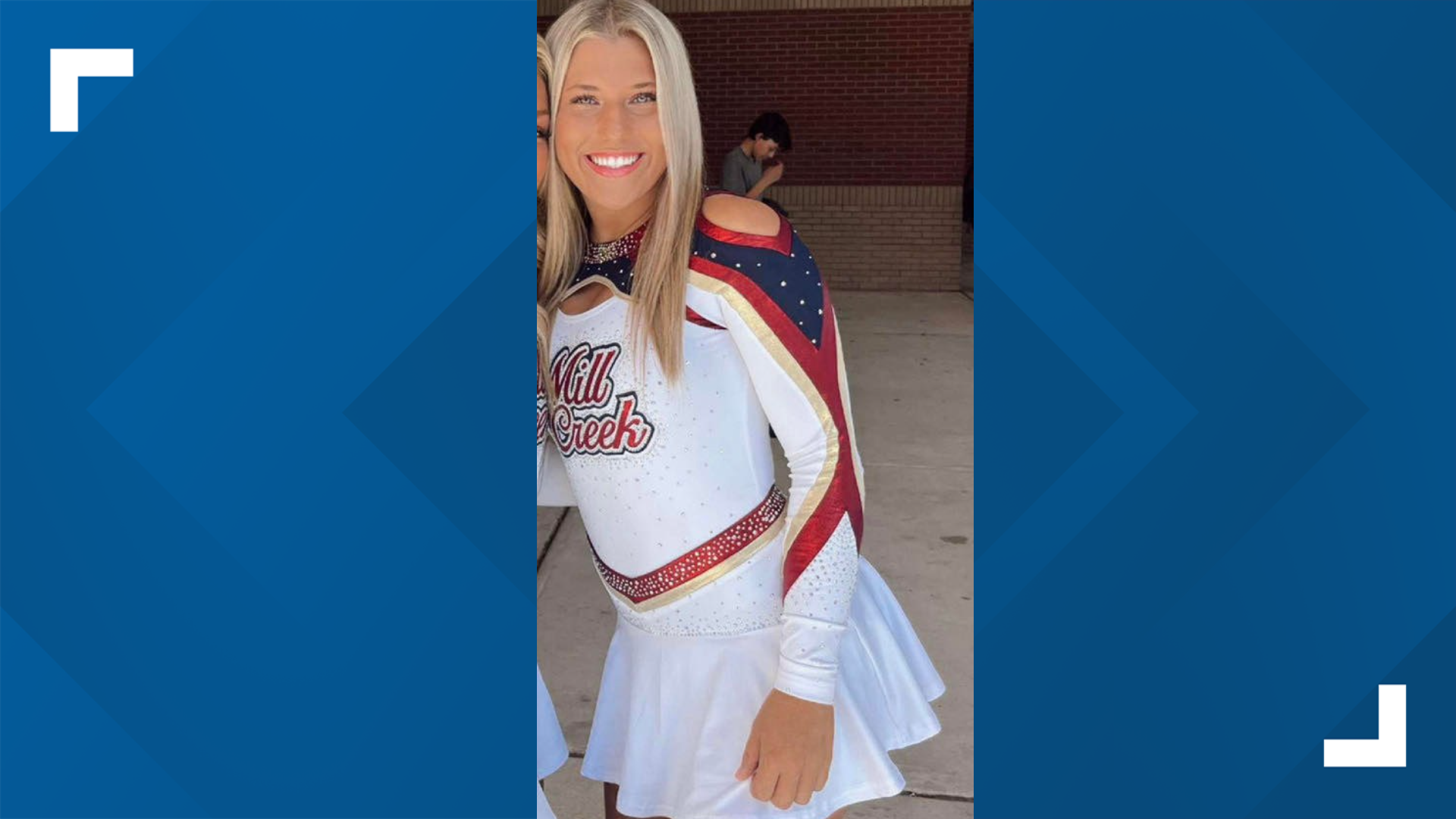 The cheer team identified the student as Caitlyn Pollock, a junior on the team.