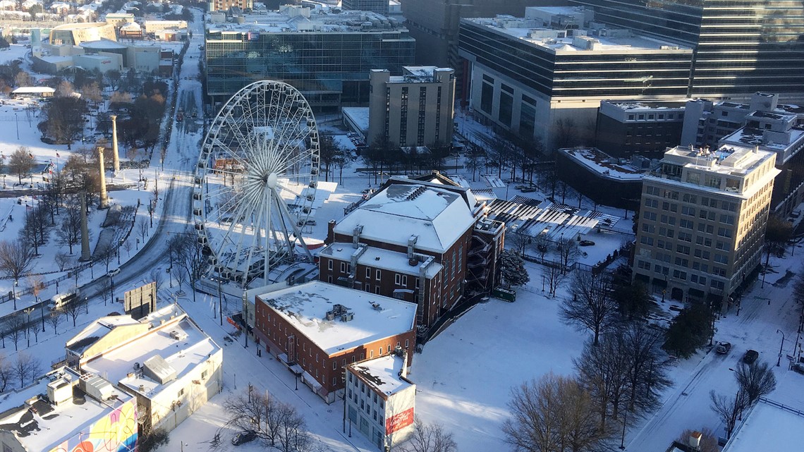 When is the last time it snowed in Atlanta Atlanta snow history