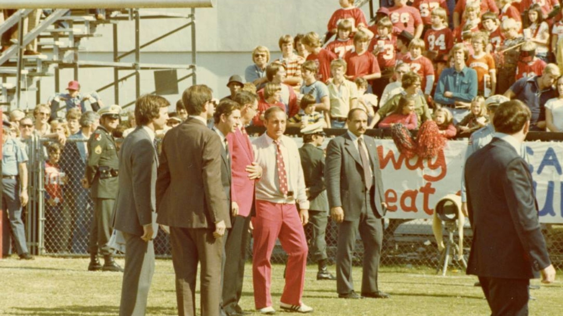 Charles, new king of England, attended UGA football game in 1977