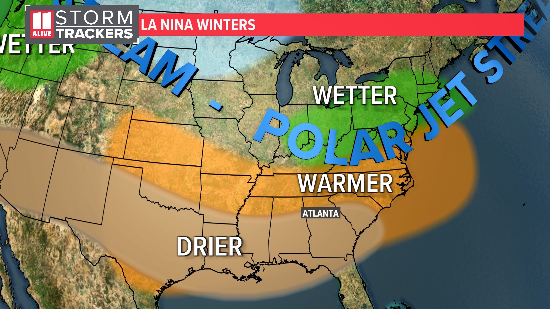 The outlook for warmer and drier conditions is based on the outlook of a La Niña into the start of the winter