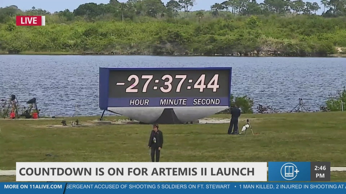 Countdown underway for Artemis II launch | 11alive.com
