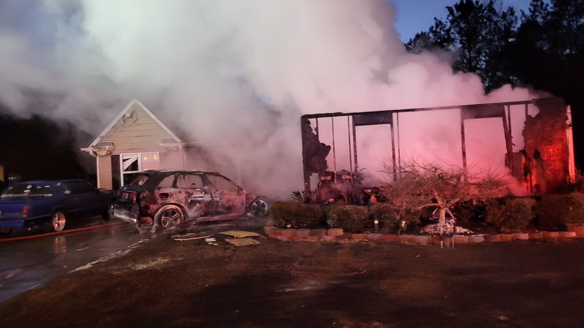 Dogs rescued house fire Buford Patrick Mill Place NE