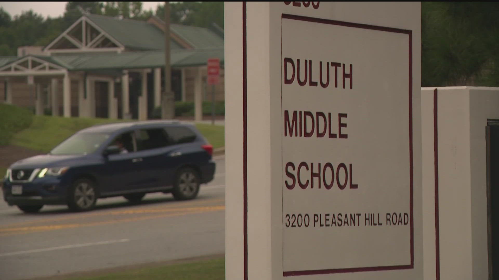 School district officials said the student is facing criminal charges in juvenile court.