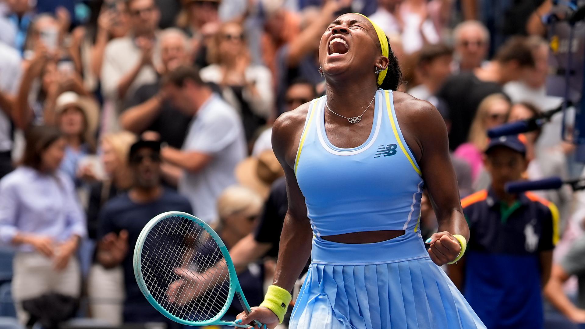 Coco Gauff match today live results US Open 2024