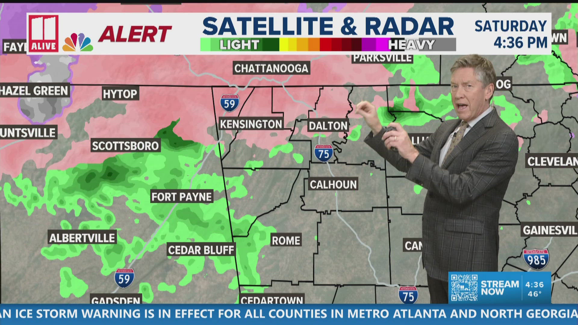 Winter precipitation begins in North Georgia | 11alive.com
