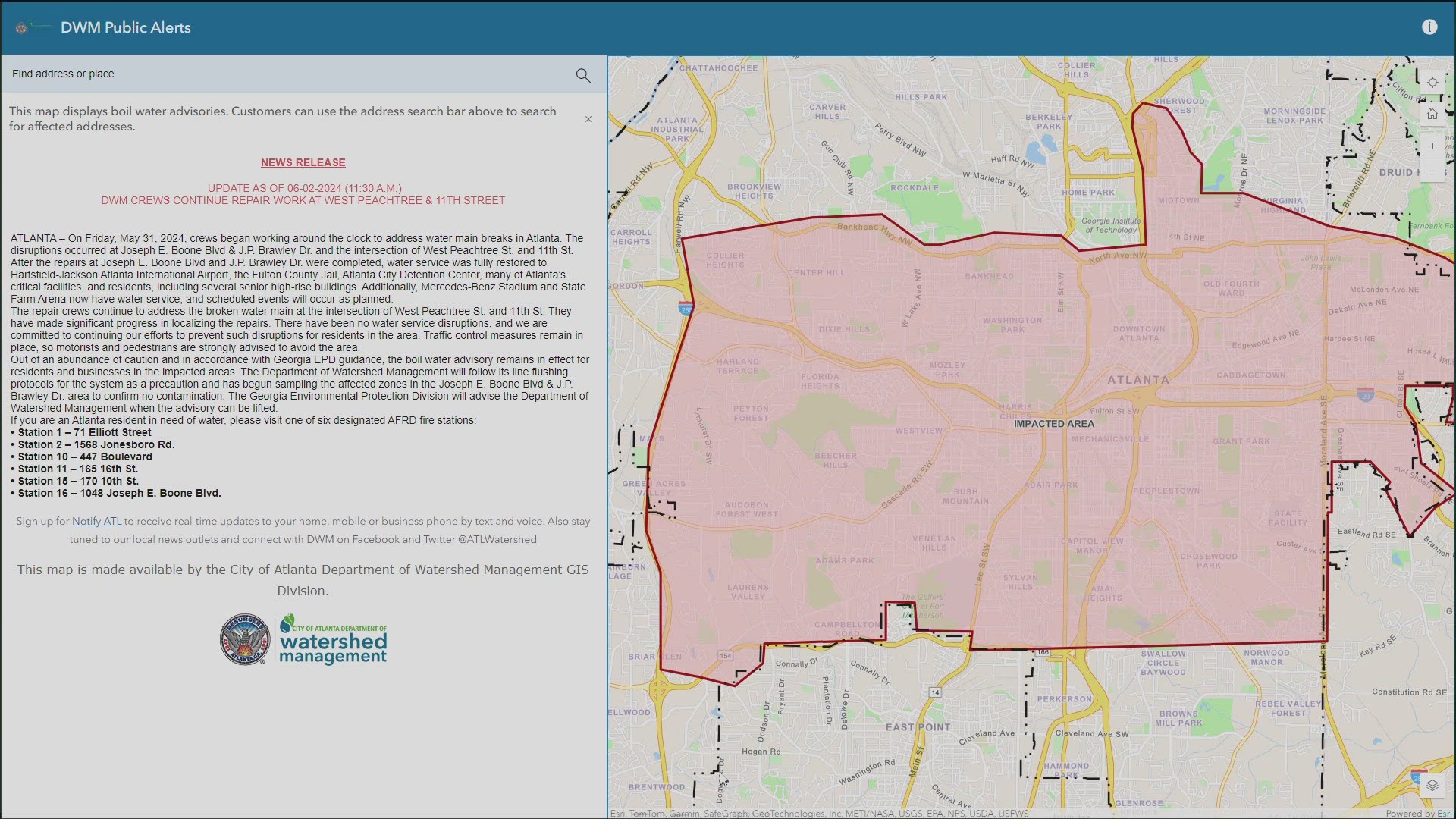 Thousands across Atlanta are still dealing with the impacts of several key water main breaks that led to a boil water advisory for much of the city.