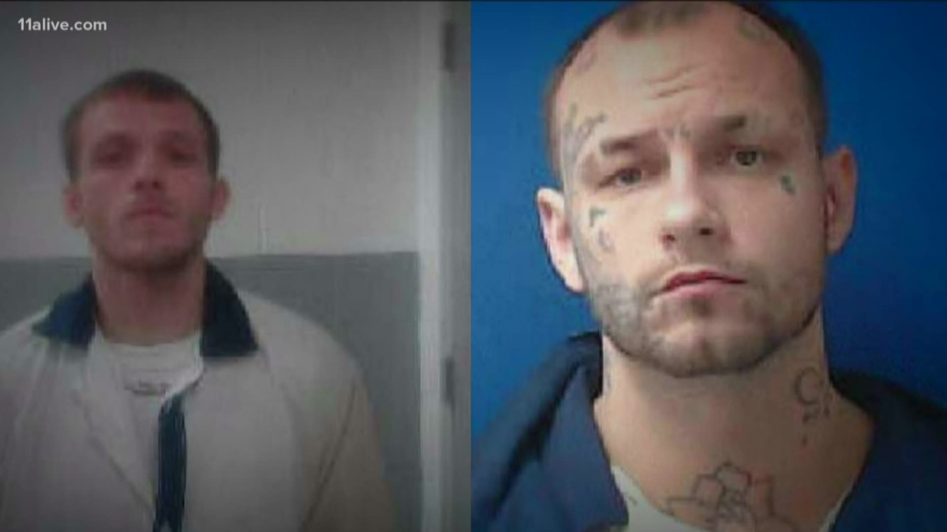 The inmates are Zachary Rampley, 27, described as 5 feet 7 inches tall and 160 pounds. James Owenby, 27, is listed as 5 feet 6 inches and 160 pounds.