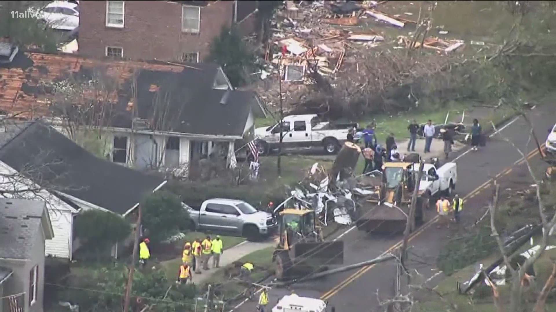 Coweta County Schools closed through April 9 as community continues to recover from tornado