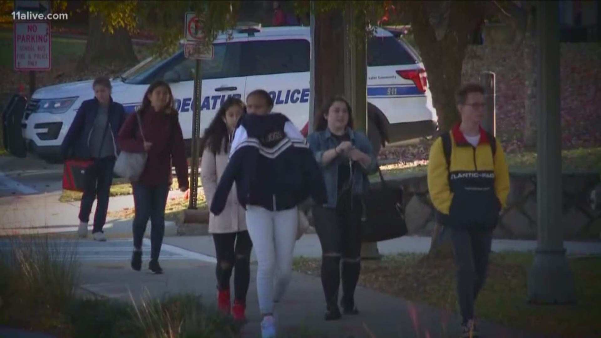 When students in Decatur return Wednesday morning, they will be greeted by extra security on campus. This comes after the entire City Schools of Decatur system was forced to lock down most of the day Tuesday because of both shooting and gun threats.