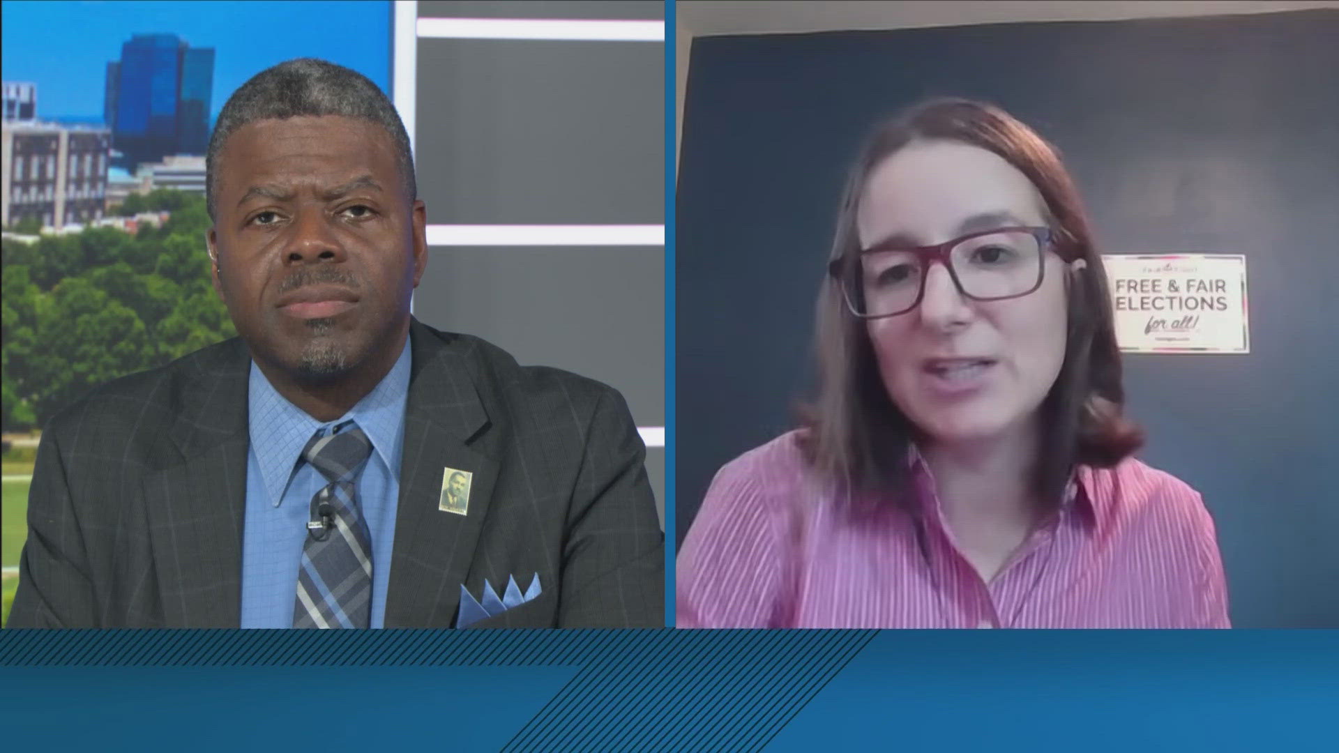 Lauren Groh-Wargo, CEO of Fair Fight Georgia, explains Trump’s push to change voting laws and its challenges.