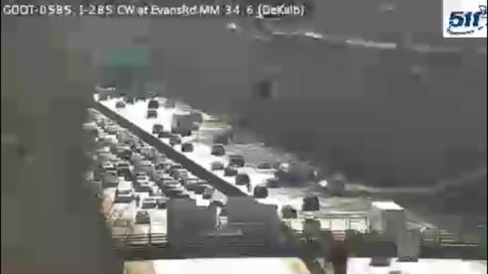 TRAFFIC: Wreck closes lanes on I-285 in DeKalb County | 11alive.com