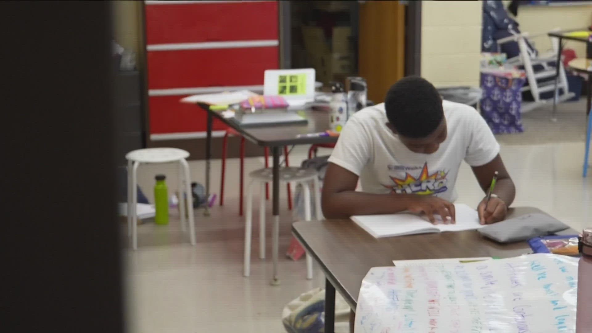 Takari Tatum is a Varner Elementary School student with a remarkable message.