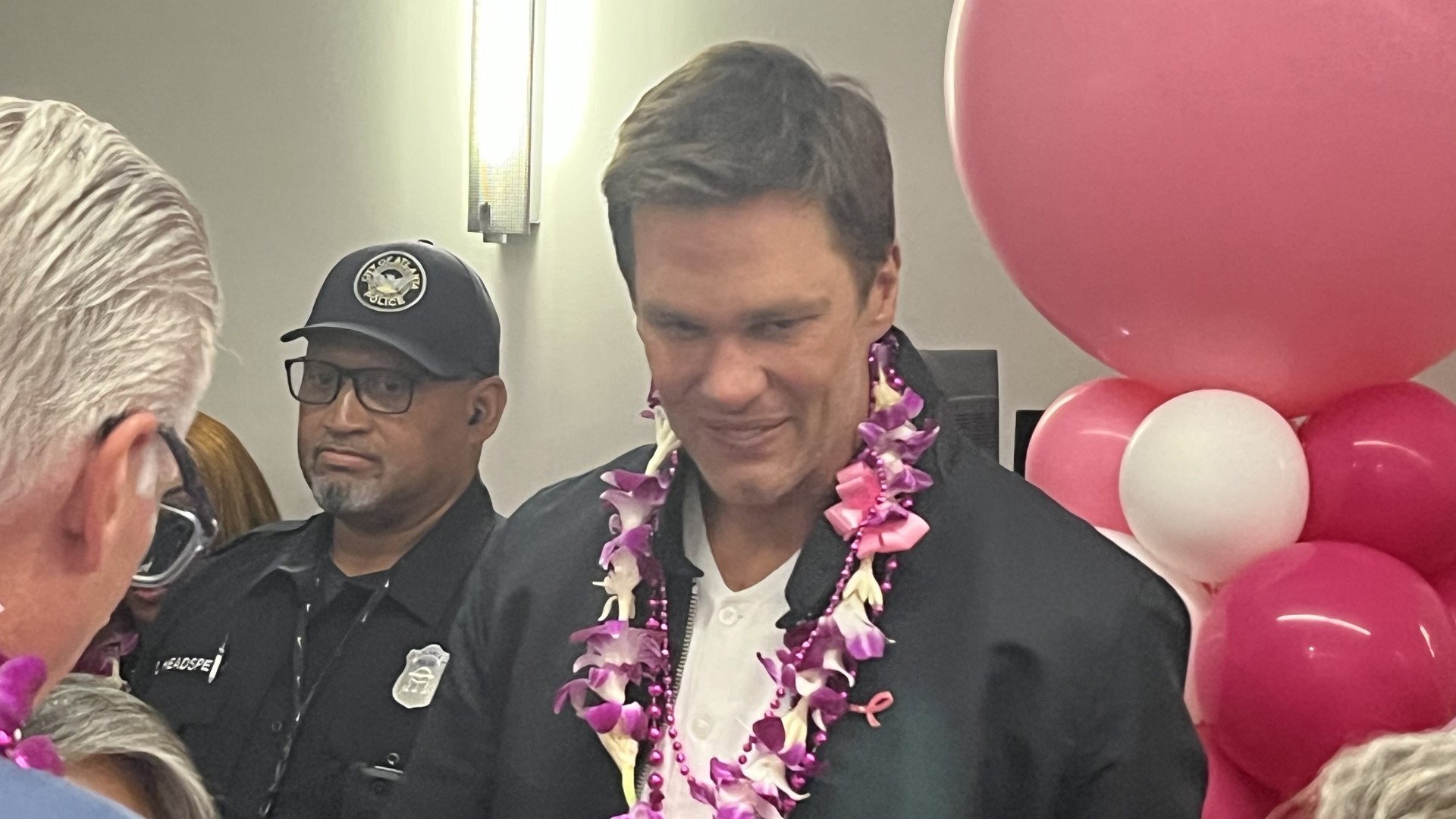 At the Delta Pink event on Monday, Brady talked about his mother's fight with breast cancer herself -- and how she is now seven years in remission.