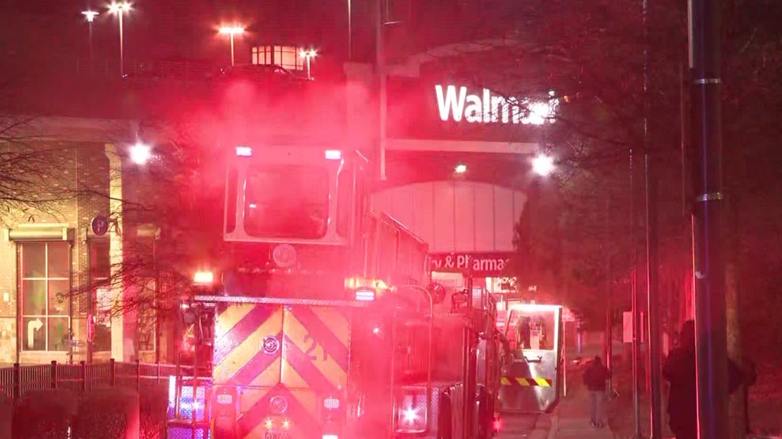 Howell Mill Rd Walmart fire