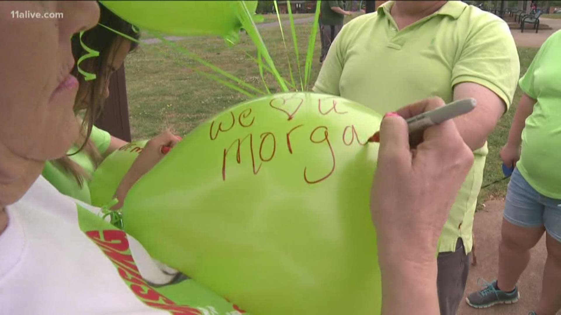 Morgan Bauer disappeared after moving to Atlanta. Her family held a balloon release to mark her 23rd birthday.