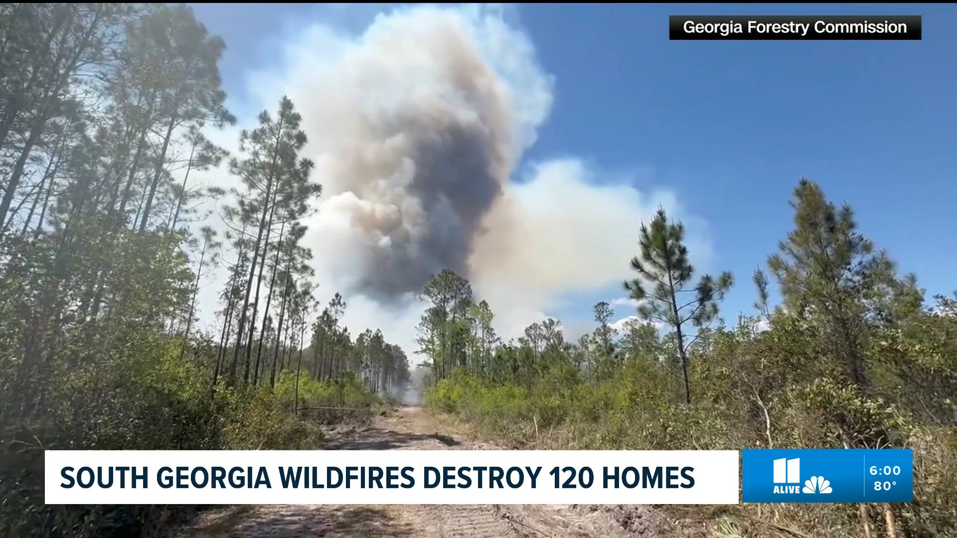 Massive wildfires in southeast Georgia growing | 11alive.com