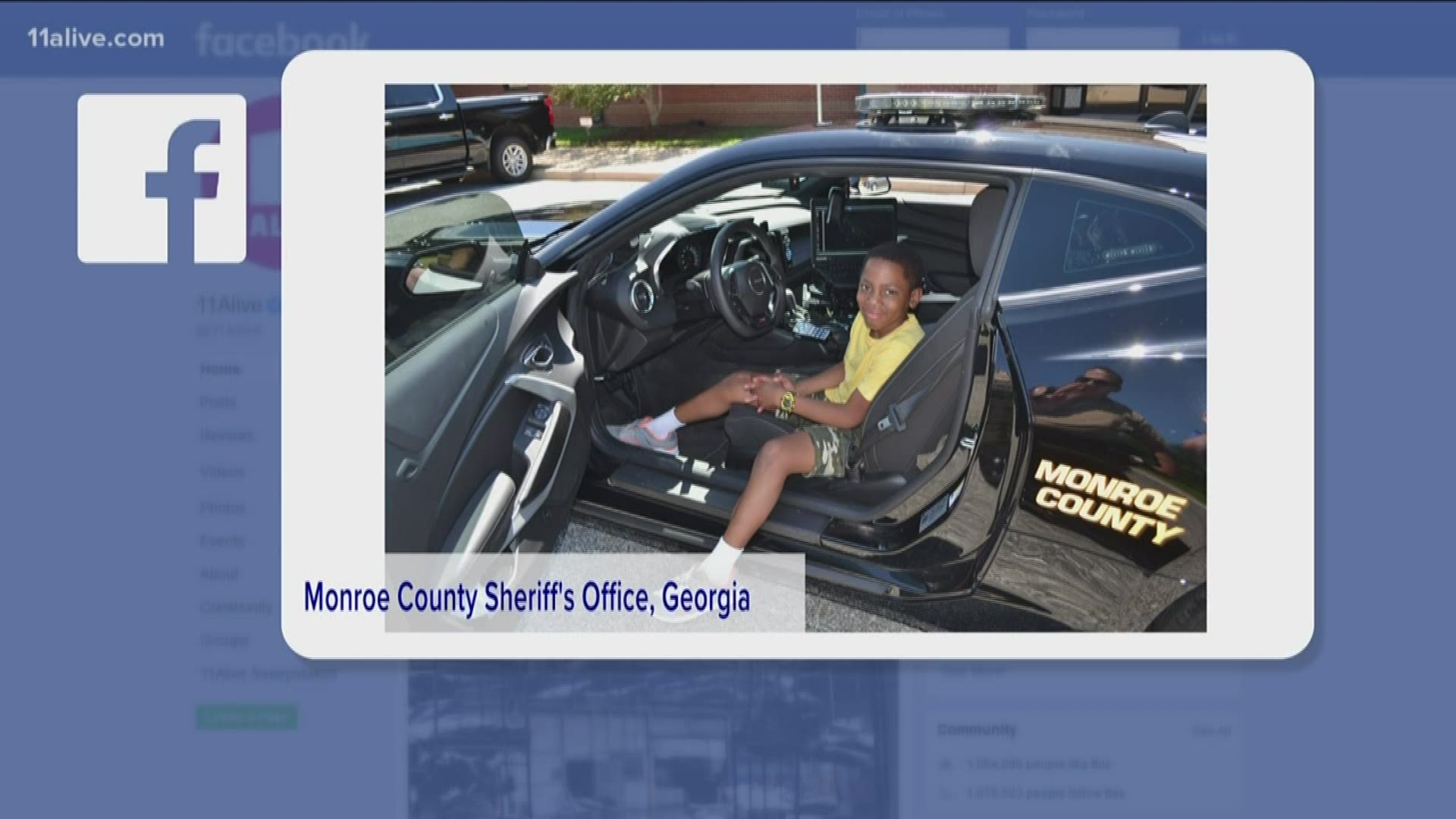 Deputies and the sheriff himself spent time with the young man back in August and shared the experience with social media.