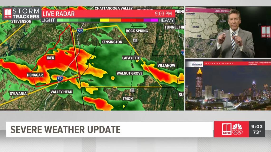 Update on overnight severe weather risk in north Georgia, metro Atlanta ...