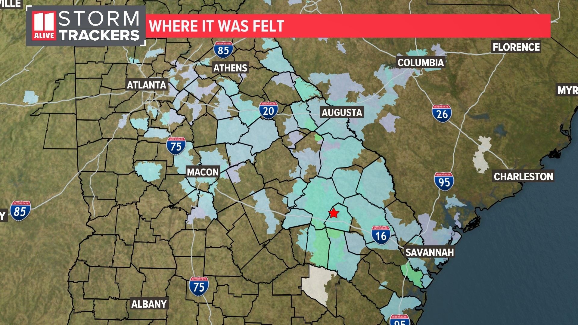 The magnitude 3.9 earthquake epicenter was less than a kilometer below the surface.