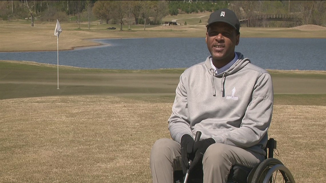 Atlanta golf pro playing golf after being paralyzed in car crash