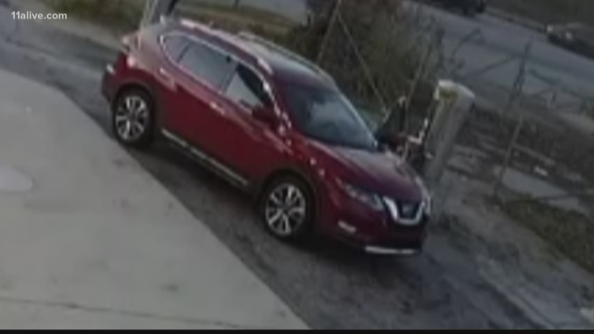 DeKalb County Police have released video showing the violent carjacking of an elderly woman whose dog is now missing as a result.