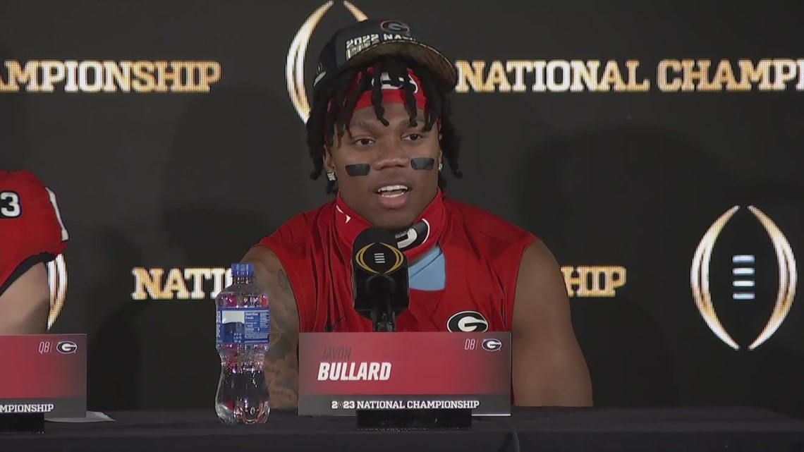 Georgia's Javon Bullard on winning championship game against TCU: You ...